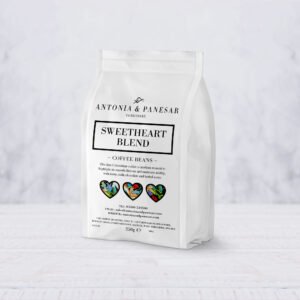 Sweetheart Blend Coffee Beans in white bag